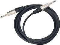 Cordial CXI 3 PP инструментальный кабель, моноджек 6,3 мм - моноджек 6,3 мм, разъемы Neutrik, 3,0 м, черный