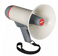 Proel MEG8 ручной мегафон с встроенным микрофоном, 8 Вт, звуковой диапазон 300 м, питание - 6 батареек типа ААА