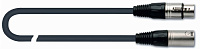 QUIK LOK MX775-3 готовый микрофонный кабель, 3 метра, разъемы XLR/F  XLR/M, цвет черный