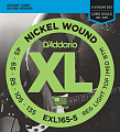 D'ADDARIO EXL165-5 струны для 5-струнной бас-гитары, никель, Long Scale, 45-135