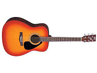 YAMAHA F310 CSB акустическая гитара, корпус - меранти, верхняя дека - ель, цвет вишневый санберст