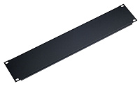 EuroMet EU/R-A2 02016 Рэковая передняя панель, 2U, "omega"- образная, цвет черный