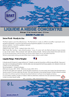 SFAT EUROSNOW CONCENTRATE  (CC) CAN 5L Жидкость для генераторов снега концентрированная, хлопья большого размера, канистра 5 литров