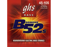GHS M4500 Струны для бас гитары, никелированная сталь, круглая обмотка, 45-65-85-105
