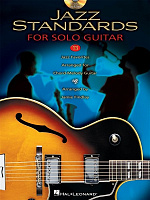 HL00700174 - Jazz Standards For Solo Guitar - книга: джазовые стандарты для соло-гитары, 96 страниц, язык - английский