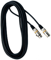 Rockcable RCL30356 D7  Микрофонный кабель XLR(М)-XLR(F) 6 метров. Металл. корп.