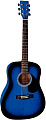 VGS D1 Dreadnought Blueburst гитара акустическая, цвет синий санбёрст