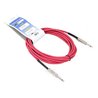 Invotone ACI1005/R  инструментальный кабель, mono jack 6.3  mono jack 6.3, длина 5 метров, цвет красный
