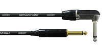 Cordial CCI 3 PR инструментальный кабель угловой моноджек 6.3 мм - моноджек 6.3 мм, длина 3 метра