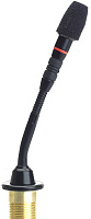 SHURE MX405R/N конференц-микрофон на "гусиной шее" 5" с предусилителем и индикатором, без капсюля, цвет черный