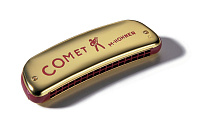 HOHNER Comet 2503/32 C (M2503017) - губн. гармоника октавн., С, 16/16 отв., 32 яз., корпус пластик