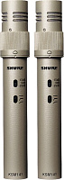 SHURE KSM141/SL ST PAIR подобранная стерео пара студийных конденсаторных инструментальных микрофонов с кейсом