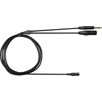 SHURE BCASCA-NXLR3QI кабель для гарнитуры BRH50M/440M/441M, 3-Pin XLR и 1/4" джек, 2.3 м