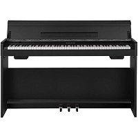 NUX WK-310-Black Цифровое пианино, 88 клавиш, в комплекте стойка с педалями, цвет черный