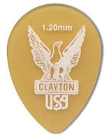 CLAYTON UST120  набор медиаторов - 1.20 mm ULTEM gold уменьшенные
