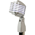 Heil Sound FINWhite динамический вокальный микрофон с подсветкой,  хромрованный корпус, белая подсветка