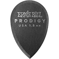 ERNIE BALL 9330  медиаторы Prodigy, 1.5 мм, цвет черный, 6 шт.