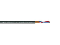 SOMMER CABLE Microphone cable 2x0.22 100m bk Stage 22 микрофонный кабель, 2 x 0,22 мм2