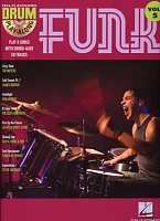 HL00699745 - Drum Play-Along Volume 5: Funk - книга: сборник классических фанк-хитов для ударных, 48 страниц, язык - английский