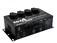 Eurolite EDX-4R DMX RDM Dimmer pack  четырехканальный диммер с поддержкой протокола RDM, 5А на канал (16А на 4 канала), управление DMX (XLR-3), выход - евророзетка, идеален для крепления на стену, потолок, ферму.