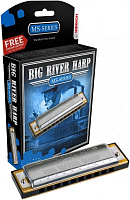 HOHNER Big river harp 590/20 Db (M590026X)  губная гармоника - Richter Modular System (MS). Доступ на 30 дней к бесплатным урокам