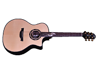 CRAFTER SM G-1000ce  электроакустическая гитара, верхняя дека массив ели, корпус массив палисандра