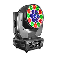Involight LEDMH1915ZW  вращающаяся голова LED  19x15 Вт RGBW 4-в-1, зум 6°-65°