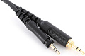 SHURE HPACA1 отсоединяемый кабель для наушников SRH440, SRH750DJ, SRH840, SRH940, черный, длина 140-500 см