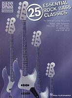 HL00690210 - 25 Essential Rock Bass Classics - книга: сборник 25 классик-рок песен для игры на бас-гитаре, 143 страницы, язык - английский