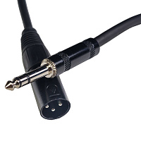 ROCKDALE XJ001-5M готовый микрофонный кабель, разъемы XLR male - stereo jack male, длина 5 м, цвет черный