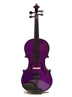 ALINA AVV05  Скрипка, размер 4/4, со смычком, в футляре, цвет фиолетовый