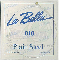 LA BELLA PS010  одиночная струна, толщина 010", сталь