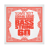Ernie Ball 1660 струна для бас-гитар, никель, калибр .060