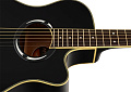 YAMAHA APX-500III BL акустическая гитара со звукоснимателем,  цвет черный