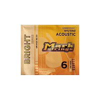 Markbass Bright Series DV6BRBZ01150AC  струны для акустической гитары, 11-50, бронза 80/20