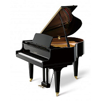 Kawai GL-10 M/PEP кабинетный рояль, длина 153 см, цвет черный, полированный, покрытие клавиш акрил/фенол