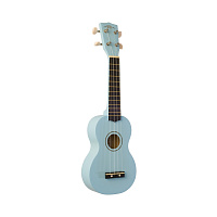 WIKI UK10S/BBL гитара укулеле сопрано, клен, цвет салатовый матовый, чехол в комплекте