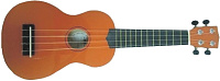 WIKI UK10G/OR   гитара укулеле сопрано, клен, цвет - оранжевый глянец, чехол в комплекте