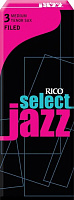 RICO RSF05TSX3M Select Jazz трости для тенор-саксофона, Select Jazz Filed (3M), 5 штук в пачке