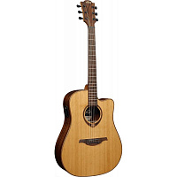 LAG T-118D CE Электроакустическая гитара, дредноут с вырезом и пьезодатчиком, цвет натуральный