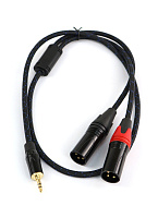 AuraSonics J35Y2XM-1 Y-кабель jack 3.5 мм - 2 x XLR, длина 1 метр