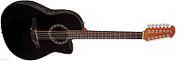 APPLAUSE AB2412-5 Balladeer Mid Cutaway Black 12-струнная электроакустическая гитара