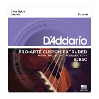 D'ADDARIO EJ65C струны для укулеле концерт Pro-Arte, чистый нейлон