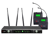 VOLTA US-102H (572-611MHz) Микрофонная радиосистема с 2 головными и 2 петличными микрофонами