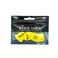 BlackSmith Standard Picks SDP073YW-M Medium 0.73mm Yellow упаковка медиаторов, delrin, 0.73 мм, 12 шт.
