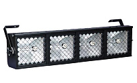 IMLIGHT HTL FLOODLIGHT FL-4 4-секционный софитный светильник, симметричный, для использования со стеклянным светофильтром. Тип лампы R7s  400/500 Вт 117,6 мм (рекомендуемая лампа OSRAM 230V/400W R7s 64702 eco, приобретается отдельно)