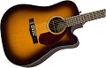 FENDER CD-140SCE DREAD SB W/CASE электроакустическая гитара, цвет санберст, в комплекте кейс