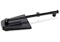 K&M 23400-300-55 настольная микрофонная стойка, литая основа, высота 400-640 мм, сталь, цвет черный