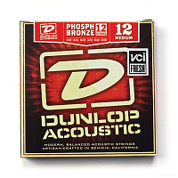 DUNLOP DAP1252 Phosphor Bronze 12-52 12-String струны для 12-струнной акустической гитары