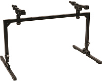 QUIK LOK M61 стойка-стол для клавишных, длина 108 см, ширина 66 см, высота 70-97 см, нагрузка до 90 кг, складная, цвет чёрный